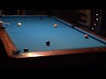 Pool / finishing up an 8 Ball Tournament Round for a win