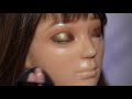 ASMR Eyes to KILL - Golden Glam Makeup Application on Mannequin