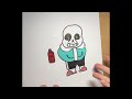 Drawing Sans! #hopeyouenjoy #undertale #art