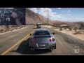 Nissan GT-R R35 Antilag Turbo - Forza Horizon 5 Steering Wheel Gameplay