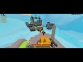 Playing duels using agni in Roblox Bedwars