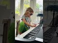 Original Super Mario Brothers Nintendo Theme Song PIANO - played by 6 year old