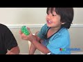 SQUISHY BALLS Mesh Slime and  Learn Colors and Animals name