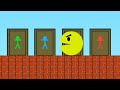 Red and Blue , Stickman and PACMAN Animation - (FULL PART 1-10)