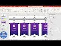 Colorful Hanging Banners Slide in PowerPoint | Tutorial 1023 | Free Template