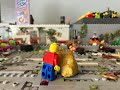 Lego man finds a weird object