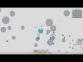 Crazy team blue (Super game play) WAR with green | arras.io