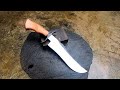 Knife Making - Forging a Recurve Bowie