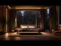 Enjoy the beautiful piano sound in your cozy bedroom on a rainy day.
