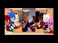 Sonic characters react to themselves and Sonic and the black knight ||Sonadow||