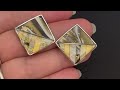 Polymer clay and Metal Connectors.Unbelievable Mokume Gane Technique You Need to Try