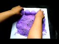 ASMR baking soda purple crushing 💜💜💜 #satisfying #bakingsoda #crushing #crumblycrunchy #relaxing