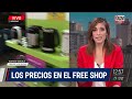 Los precios en el Free Shop en la frontera entre Uruguay y Brasil  I A24