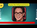 Hollywood Actors#1:Guess the Hollywood Actors|@Mind Bender Trivia