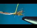 Fly Tying Low Riding Caddis | Hackles & Wings