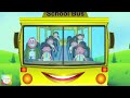 Wheels On The Bus Go Round And Round - Popular Nursery Rhymes For Children