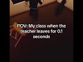 POV: My class when the teacher leaves for 0.1 seconds..😂 #trending #viral #funny #roblox #subscribe