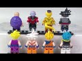 LEGO Dragon Ball | Son Goku Ultra Instinct | Gohan | Gogeta  Gold Frieza Unofficial Lego Minifigures
