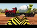 Cars vs Upside Down Speed Bumps #25 | BeamNG.DRIVE
