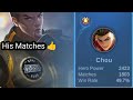 Custom CHOU 1v1 Another Friendly Challenge 😅  | Mobile Legend