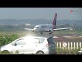 Keberangkatan Jamaah Haji Kloter 86 Embarkasi Solo Pakai Pesawat Garuda Indonesia Airbus A330 PK-GPF