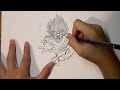 How to draw Goku                     #goku #drawing #video