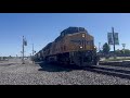 Lots of freight trains at Stockton! (And UP 1988) -  5/27/2024