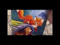 ASMR - Fox and the Hound 1994 VHS and stuffie box