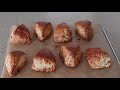 (ENG) 플레인 스콘 레시피 | 쿠진아트 에어프라이어 오븐으로 스콘 만들기 | 초보 베이킹 | Classic scone  recipe