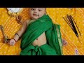 6th Day Chhathi Naming Ceremony cloth / છઠ્ઠી ના કપડા / Newborn baby outfit Photoshoot ideas / Veda