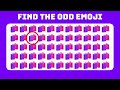 Find the ODD One Out | Find The ODD Number And Letter Edition! | Emoji Quiz | Easy, Medium, Hard