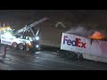 FedEx truck burns near Phoenix