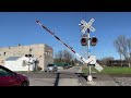 NS 1211 Leads Loaded Coal Train South | Woodlawn Ave. #1 Railroad Crossing, Bucyrus, OH
