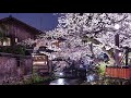 Sakura-Tsukiyo ♬ Slow Relaxing Music ♬ Emotional Japanese Song