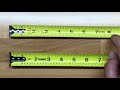 How to read a tape measure : Tips for reading a tape faster