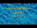 Part III Cancer~HBD~July 22... You are different in a stable way!