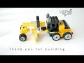 How to build a Road grader using LEGO Classic 10696 (Alternate) construction vehicle