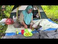 camping diguyur hujan deras.. nekat bawa istri nginap tepi danau 😱😱