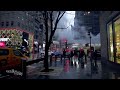 Rain Walk in NEW YORK ☔ 5th Avenue, MANHATTAN Walking Tour