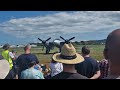 Mosquito NZ2308 engine run up at Ardmore 10/03/24