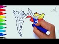 Ironman Superwoman Batwoman superheroes Drawing and coloring