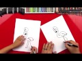 How To Draw A Cartoon Flamingo