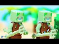Survive 100 Days in LEGO Minecraft - Best of Lego Stop Motion Animation Compilation #1 | Brickmine