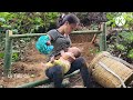 FULL_VIDEO:_The 14 days journey of a 17-year-old single mother to build a house in the forest