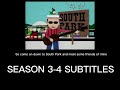 South Park Season 3-4 Intro With Subtitles