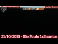 Eu Estava Lá - Jogo 23: 21/10/2015 - #SãoPaulo 1x3 santos