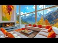 Autumn Jazz Ambience 🍂 Smooth Jazz Instrumental Music in Luxury Apartment to Focus, Study,Work,Relax
