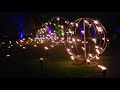 Torches at Lightscape Arboretum LA