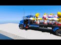 Sonic vs Shadow Funny Ragdolls & Fails in GTA 5 (Tails, Amy Rose, Dr. Eggman)