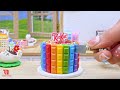 Tasty Rainbow Kitkat Cake🌈1000+ Miniature Rainbow Cake Ideas🍰 Mini Cake Ideas